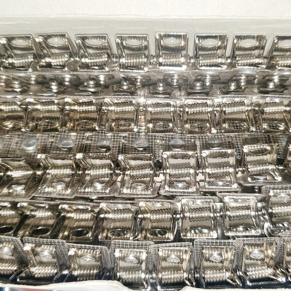 70 piece Plastic Badge Holders Clips Office Name T - Picture 3 of 6